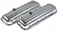 Chevrolet Big-Block V-8, 19651996 - Stamped Valve Covers - Chevrolet Big-Block V-8, 19651996 - Chrome, short, with baffle