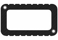 Choke Hole Cover Gasket Small Block Applications
