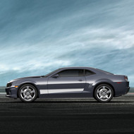 Custom Graphics - Lower Thick Stripe Vinyl Wrap by Original  Wraps, Gloss White