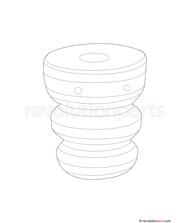 Chevrolet Performance Suspension Kits (not shown) -  Front Suspension Jounce Bumper