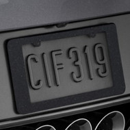 License Plate Holder - Rear - Carbon Flash