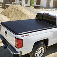 Tonneau Cover - Hard Folding -6'6" Standard Box, High Gloss Vinyl, Black