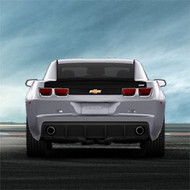 Custom Graphics -  Decklid Vinyl Wrap by Original Wraps, Matte Black