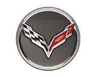 Center Caps - Center Cap - Crossed-Flag Logo, Argent, Service  Component