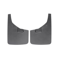 Splash Guards - Front Flat - Flat with Contour, Front Set, Black