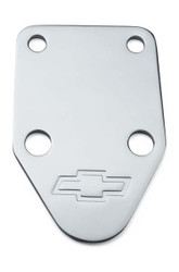 PLATE, FUEL PUMP BLOCK OFF CHROME