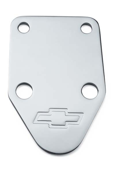 PLATE, FUEL PUMP BLOCK OFF CHROME