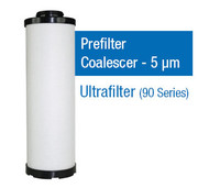 UF0205P - Grade P - Prefilter Coalescer - 5 um PE02/05/AG0002PE)