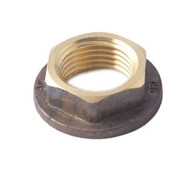 Brass Fitting - Back Nut Flanged 1/2"