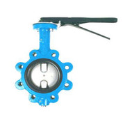 Butterfly Valve (Lugged Table E316 Stainless Steel Wafer) (mm x in x PCD) 100 x 4" x 178