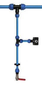 Drop Leg Kit - Side Outlet with Ball Valve (KO) 25-20mm Aluminium 3m Drop Leg Kit - Side Outlet with Ball Valve