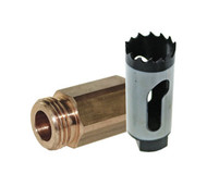 Tube Drilling Kit - Bush & Tube Hole Cutter (Excludes Mandrel) Tube Hole Cutter Kit (10-44mm) 14 piece