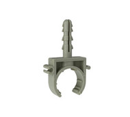 Pipe Clip - With Anchor Plug Interlockable (mm) 20