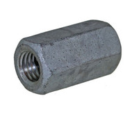 Coupler Nut Hexagon Metric Coarse Thread Steel Zinc Plated M10 x 40mm