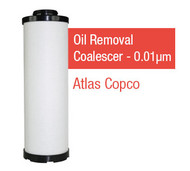 Atlas Copco Grade Y - Oil Removal Coalescer - 0.01 Micron OEM Part No. 2901019500/1202625501 for Housing PD6 - K009AA/K006AA 0.01 Micron Alternative Element suits Domnick Hunter Housing No AA-0009G, Atlas Copco Part No 2901-0195-00 Housing No PD4, Atlas C