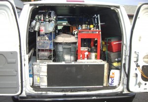 organized detailing van