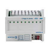 KNX Binary Input 9-Fold, Signal Voltage 230V - Be9F230