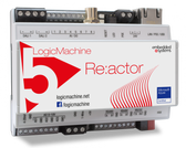 LM5Cp2-RD - LogicMachine5 Reactor Dimmer Power CANx with CAN FT | ModBus | BACnet | KNXnet/IP