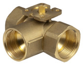 3-Way Change-Over Ball Valve (T) with Female Thread - PN40
