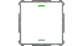 63mm KNX Push Button Lite 1-Fold RGBW White (Gloss)