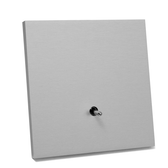 ANNA CARRE - 1 LEVER (DOUBLE PUSH-BUTTON) KNX NO LEDS INTEGRATED TEMP & HUMIDITY SENSOR