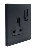 MAURO COVER PLATE - 1 SOCKET OUTLET 13A + SWITCH