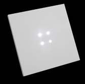 EDNA CARRE - 4 white bright LEDS - 12-24VAC