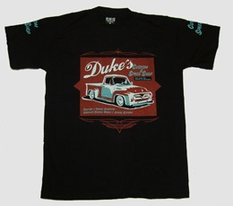 Front - Dukes hotrod t-dhirt