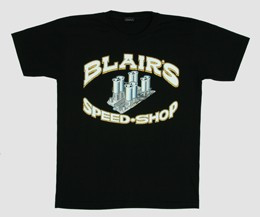 Front - Blairs hotrod t-shirt