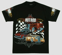 Pinstripe hotrod t-shirt