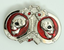 Handcuffs skull small buckle