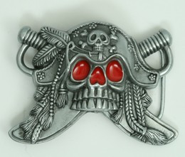 Pirate red eye small buckle