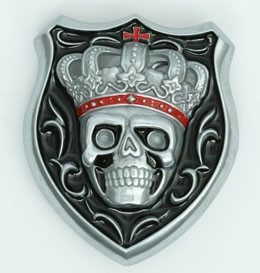 Skull crown small buckle