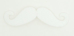 Mustache white things of the world big