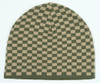 Check S green mix beanie