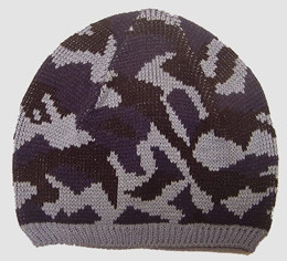 Army blue mix beanie