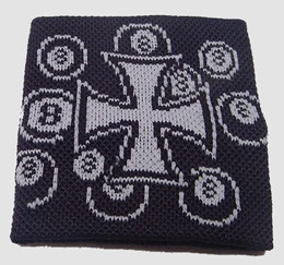 Herocross 8 black-white sweat band accessory