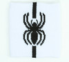 Spider stripe white sweat band accessory