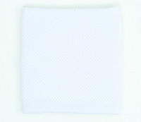Plain white sweat band accessory