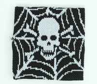 Spiderweb black sweat band accessory