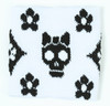 Cute Sk flower white-black sweat band accessory