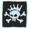 Punk Sk black sweat band accessory