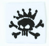 Punk Sk white sweat band accessory