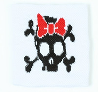 Cute Sk lace red sweat band accessory