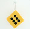 1 dice yellow / black 1 dice car accessory