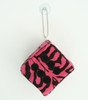 Dice zebra pink-black / black 1 dice car access