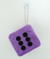 1 Dice D-purple / black 1 dice car accessory