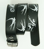 Marked for life black-white mix belt