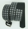 Studs print black mix belt