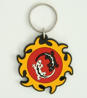 Salamanders colorful key ring